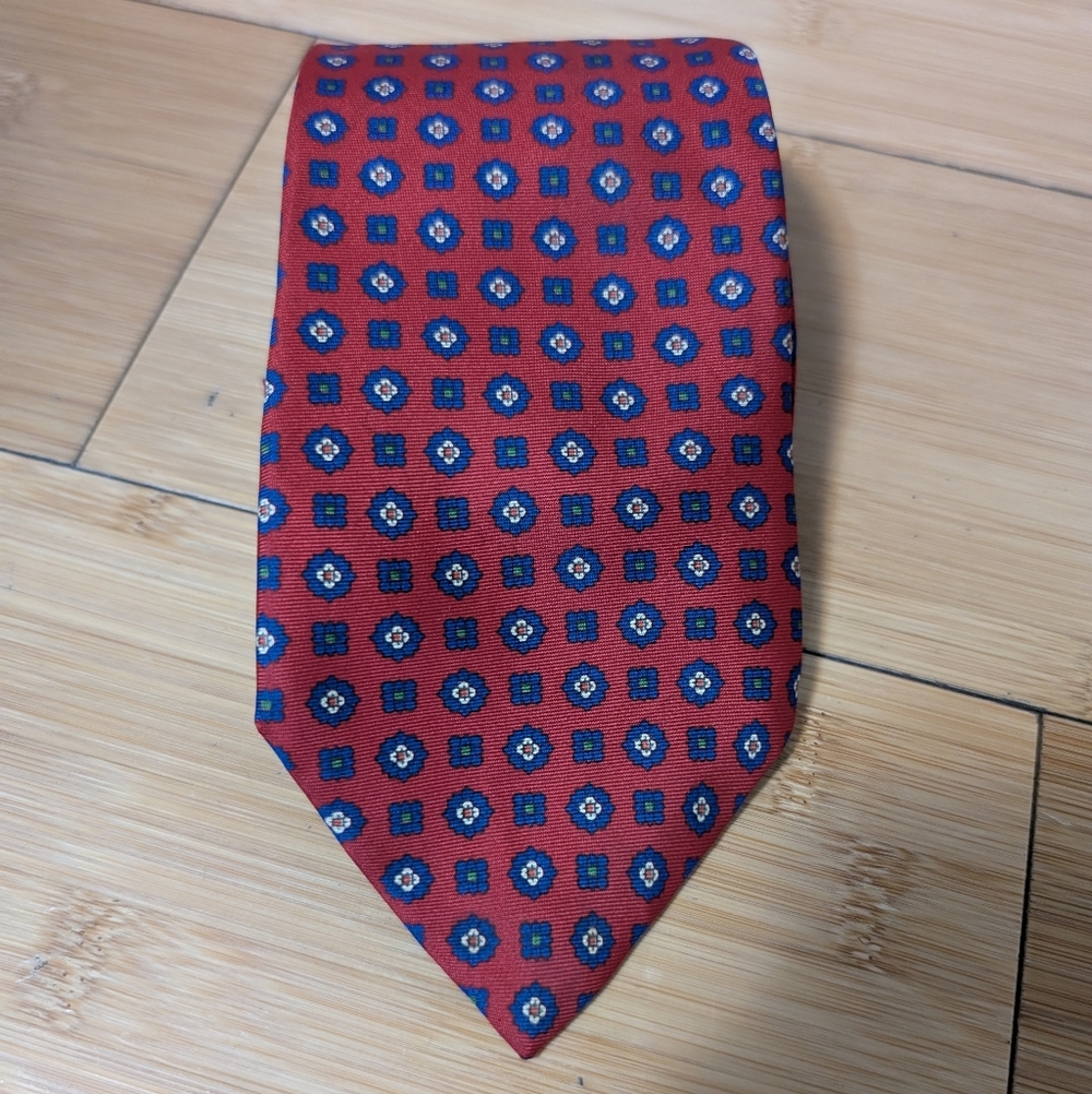 Men's Vintage Fendi Silk Red Tie